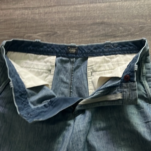 J. Crew Stanton men’s short 34 blue chino shorts - Picture 5 of 5